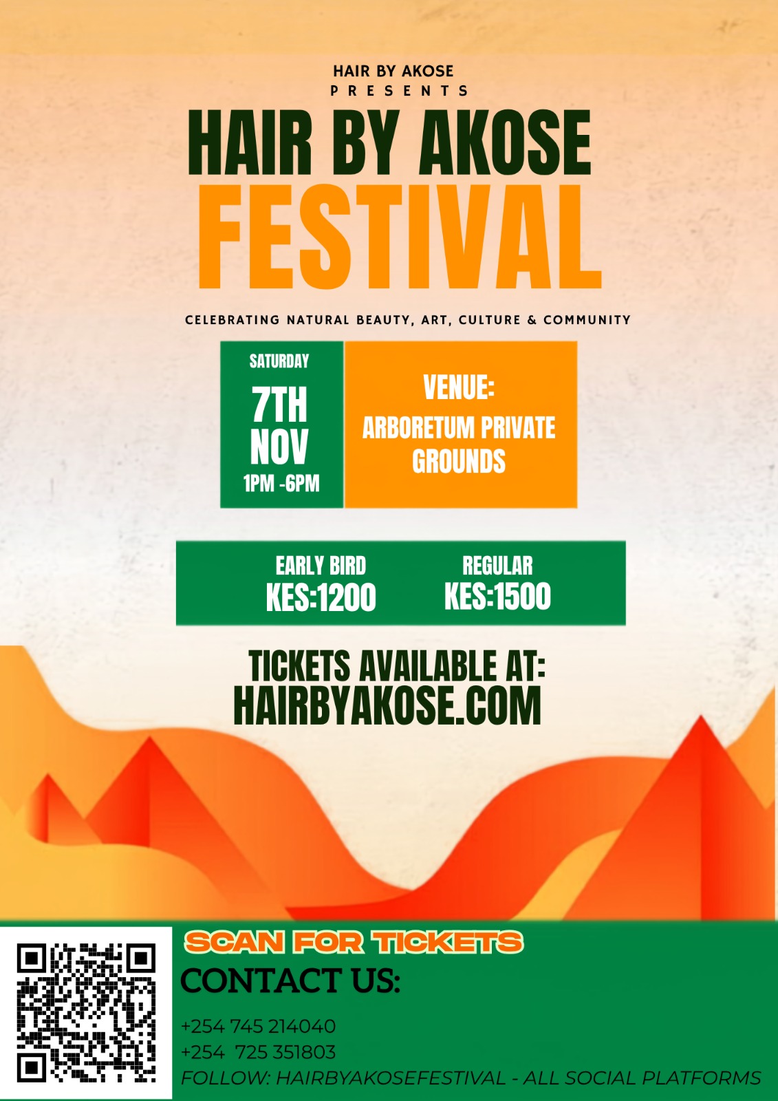 Hair by Akose Festival poster