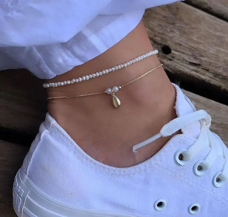 Handmade anklet