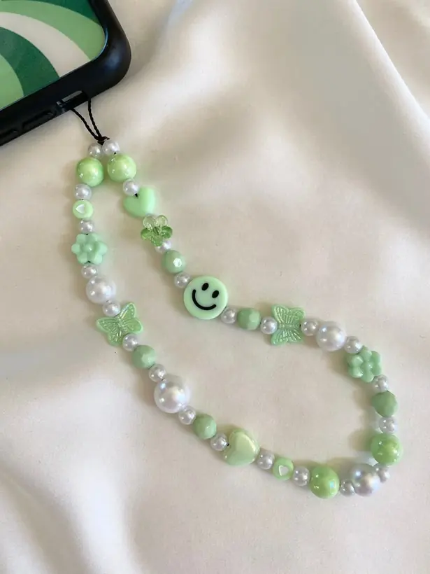 Beaded phone charm
